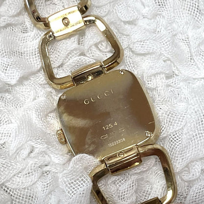 GUCCI Quartz Watch Wristwatch Gold Women's Authentic