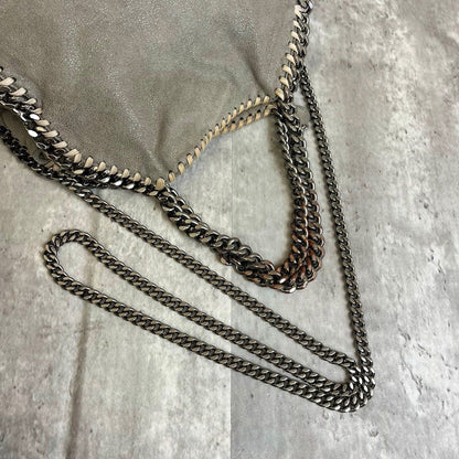 Stella McCartney Shoulder Bag Purse 2way Falabella Gray Authentic