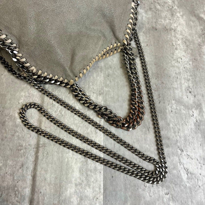 Stella McCartney Shoulder Bag Purse 2way Falabella Gray Authentic