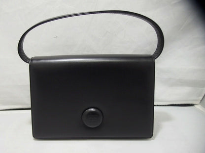 GIVENCHY Hand Bag Tote Purse Leather Black Authentic