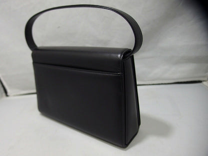 GIVENCHY Hand Bag Tote Purse Leather Black Authentic