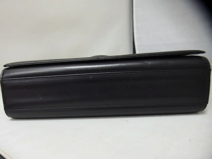 GIVENCHY Hand Bag Tote Purse Leather Black Authentic
