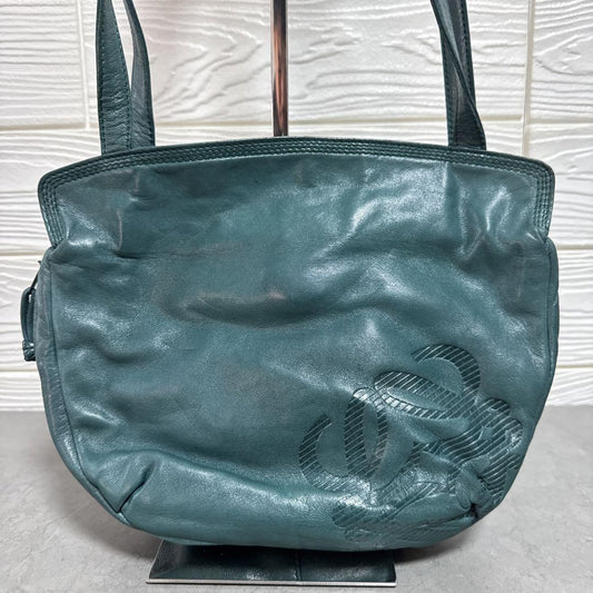 LOEWE Shoulder Bag Purse Anagram Leather Authentic