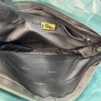 LOEWE Shoulder Bag Purse Anagram Leather Authentic