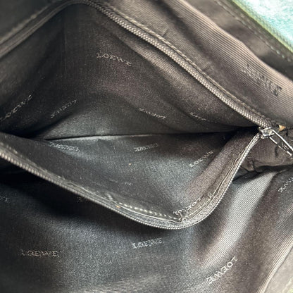 LOEWE Shoulder Bag Purse Anagram Leather Authentic