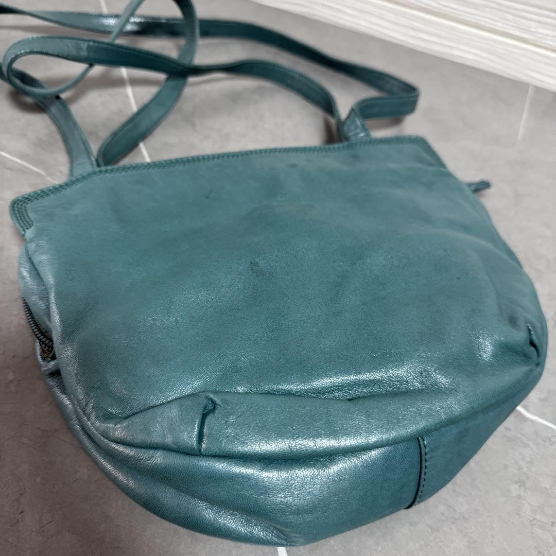 LOEWE Shoulder Bag Purse Anagram Leather Authentic