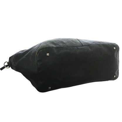 GIVENCHY Hand Bag Tote Purse Nightingale Leather Black Authentic