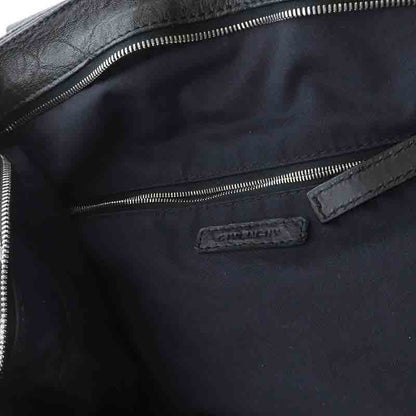 GIVENCHY Hand Bag Tote Purse Nightingale Leather Black Authentic