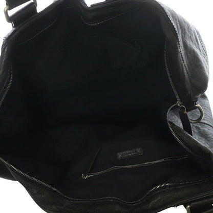 GIVENCHY Hand Bag Tote Purse Nightingale Leather Black Authentic
