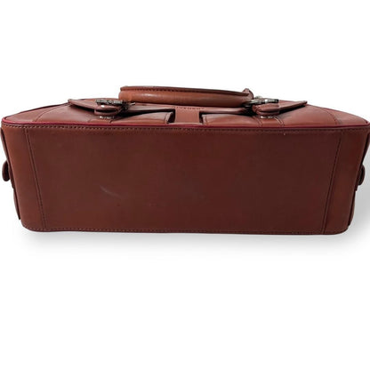GIVENCHY Hand Bag Tote Purse Leather Brown Authentic