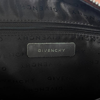 GIVENCHY Hand Bag Tote Purse Leather Brown Authentic