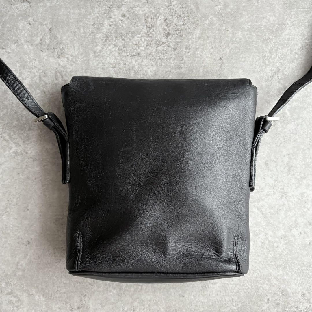 BURBERRY Shoulder Bag Purse Nova Check Leather Black Authentic