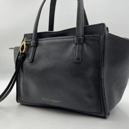 Salvatore Ferragamo Hand Bag Tote Purse Gancini Authentic