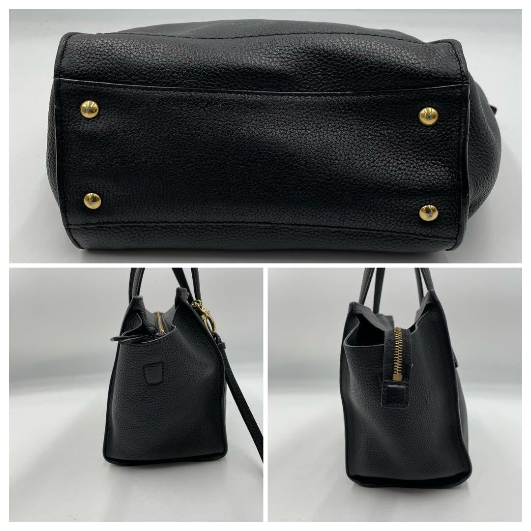 Salvatore Ferragamo Hand Bag Tote Purse Gancini Authentic