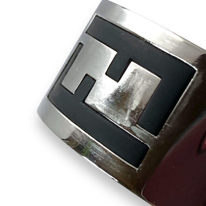 FENDI Quartz Watch Wristwatch Logo Silver Women's Authentic