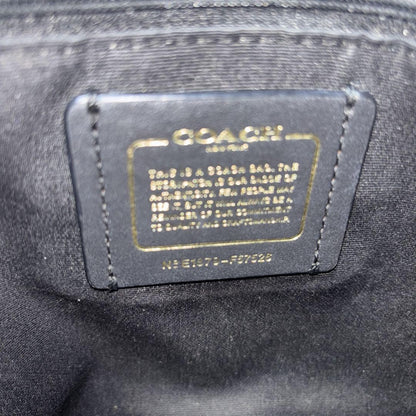 COACH Hand Bag Tote Purse Leather Black Authentic