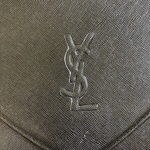 Saint Laurent Hand Bag Tote Purse YSL Cassandra Leather Black Authentic