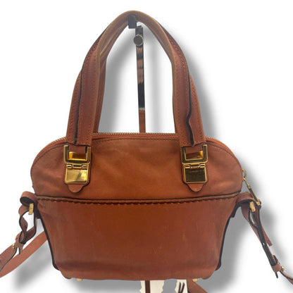 Chloe Shoulder Bag Purse Leather Brown Authentic
