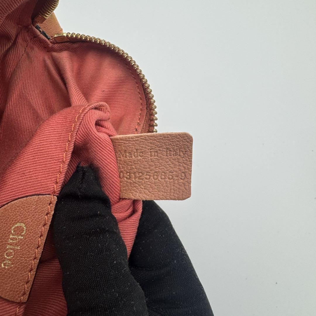 Chloe Shoulder Bag Purse Leather Brown Authentic