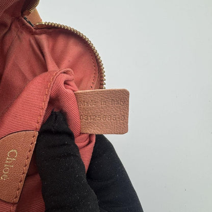 Chloe Shoulder Bag Purse Leather Brown Authentic