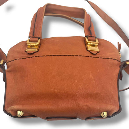 Chloe Shoulder Bag Purse Leather Brown Authentic