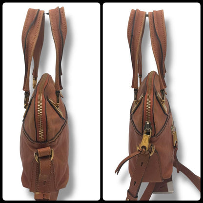 Chloe Shoulder Bag Purse Leather Brown Authentic
