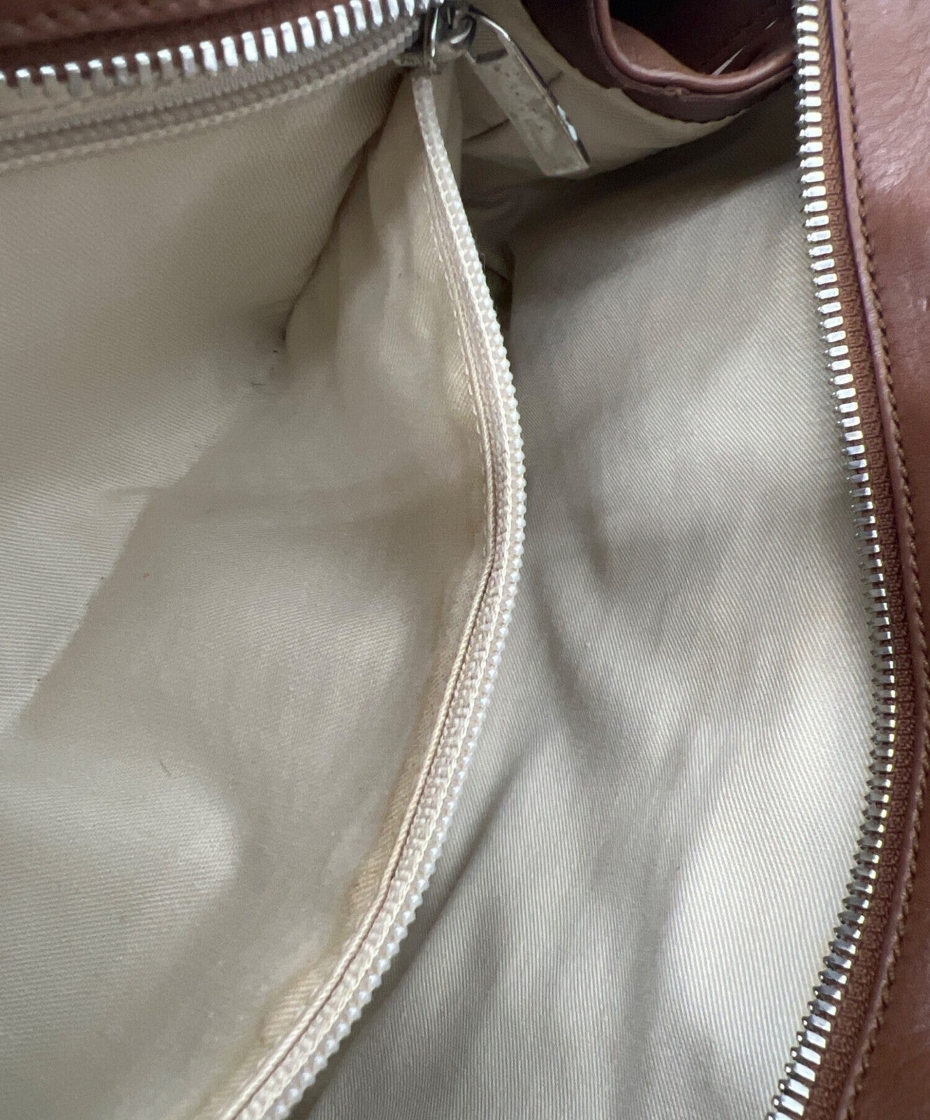 Salvatore Ferragamo Hand Bag Tote Purse Gancini Leather Brown Authentic