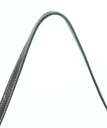 Salvatore Ferragamo Hand Shoulder Bag Tote Purse Gancini Black Authentic