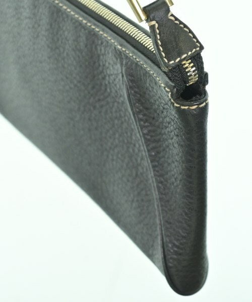 Salvatore Ferragamo Hand Shoulder Bag Tote Purse Gancini Black Authentic