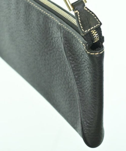 Salvatore Ferragamo Hand Shoulder Bag Tote Purse Gancini Black Authentic