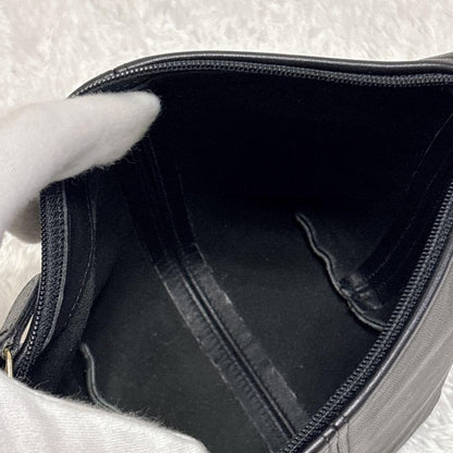 COACH Shoulder Bag Purse Old Leather Black Authentic
