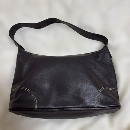 Longchamp Shoulder Bag Purse Leather Authentic