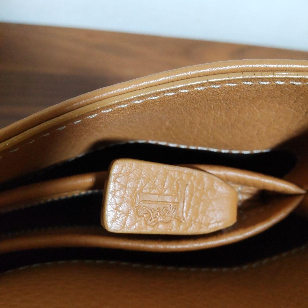 TOD'S Hand Bag Tote Purse Leather Camel Authentic