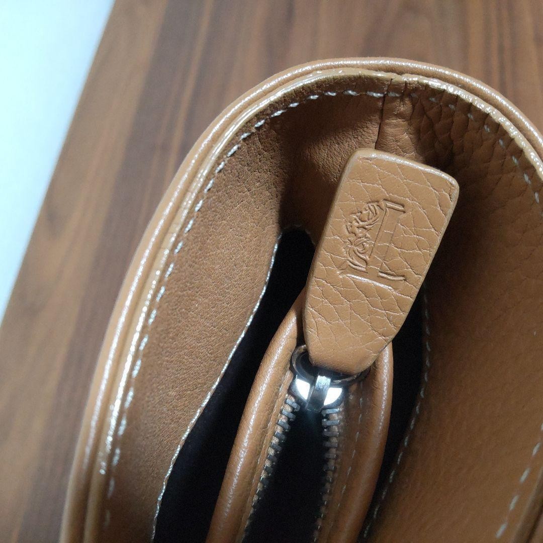 TOD'S Hand Bag Tote Purse Leather Camel Authentic