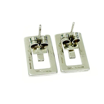 GUCCI Earrings G Logo Silver 925 Women Accessory Authentic