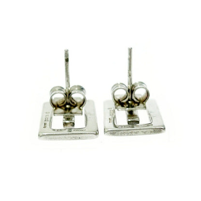 GUCCI Earrings G Logo Silver 925 Women Accessory Authentic