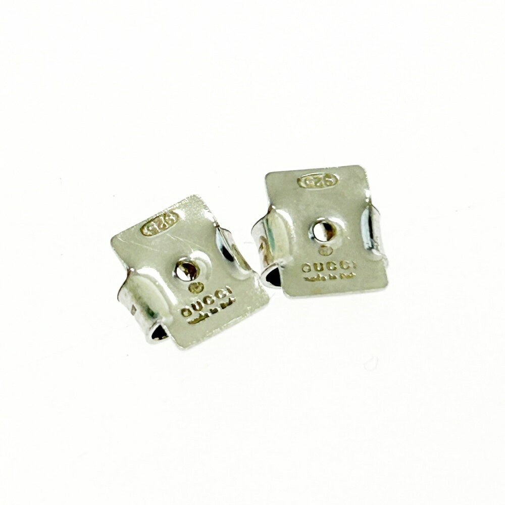 GUCCI Earrings G Logo Silver 925 Women Accessory Authentic
