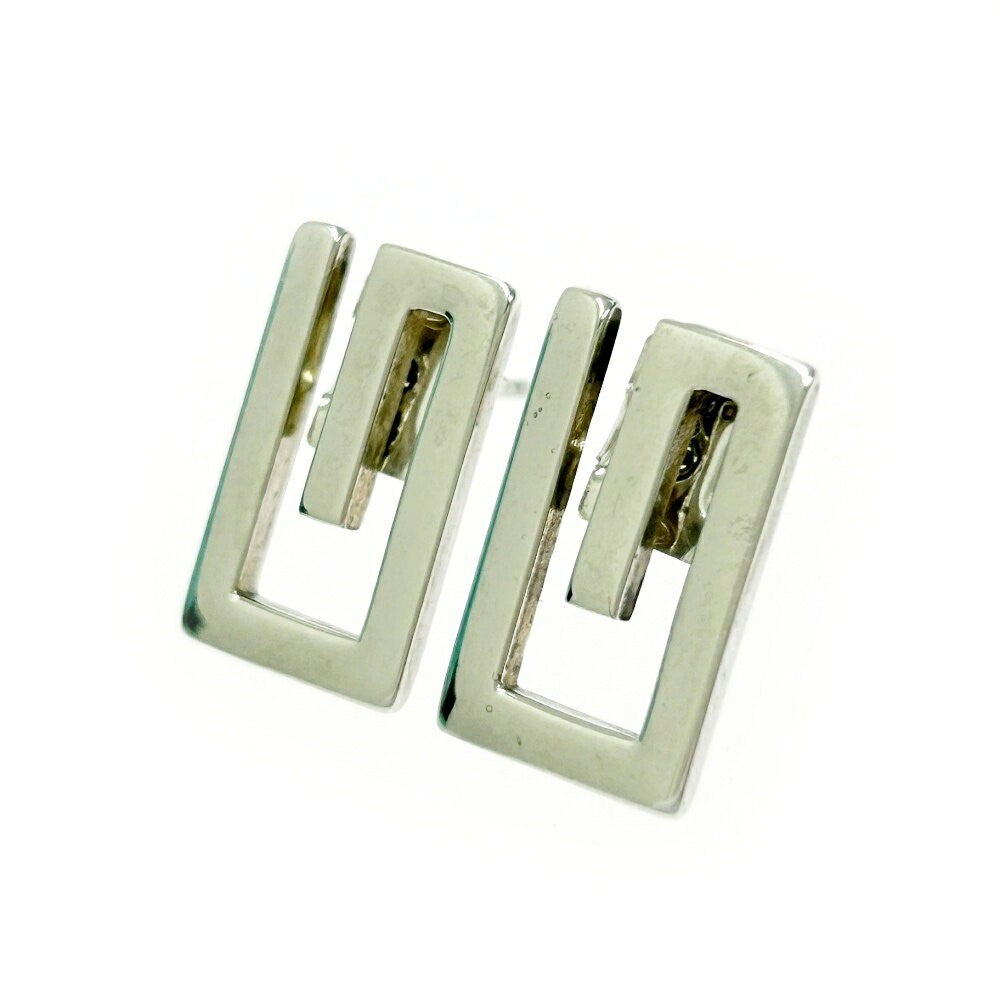 GUCCI Earrings G Logo Silver 925 Women Accessory Authentic