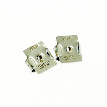 GUCCI Earrings G Logo Silver 925 Women Accessory Authentic
