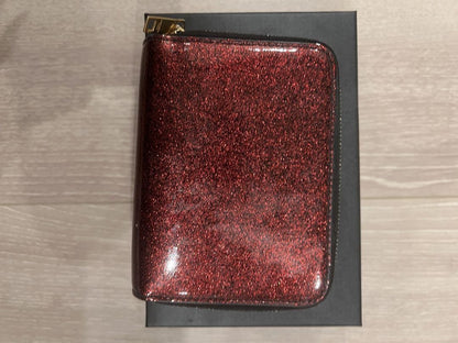 Saint Laurent Bi-fold Wallet Flap Compact Purse YSL Cassandra Authentic