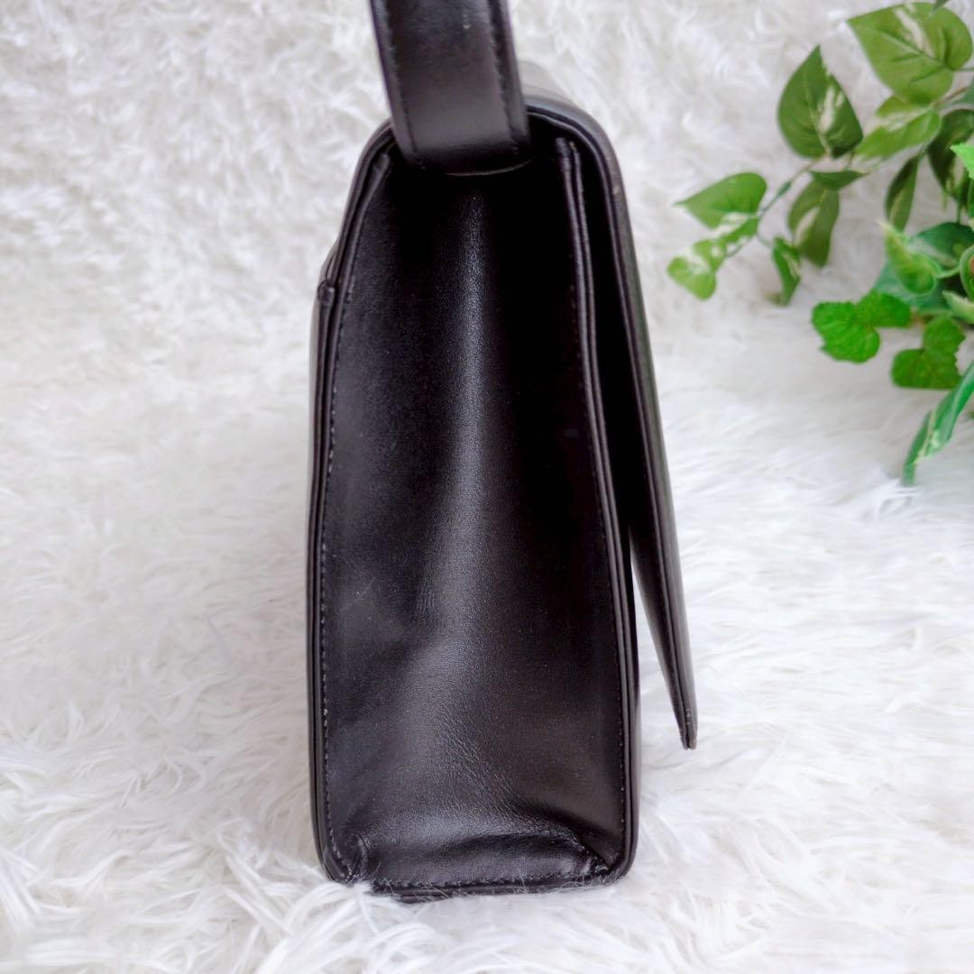 GIVENCHY Hand Bag Tote Purse 4G Leather Black Authentic