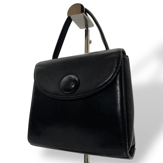 GIVENCHY Hand Bag Tote Purse 4G Leather Black Authentic