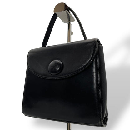 GIVENCHY Hand Bag Tote Purse 4G Leather Black Authentic