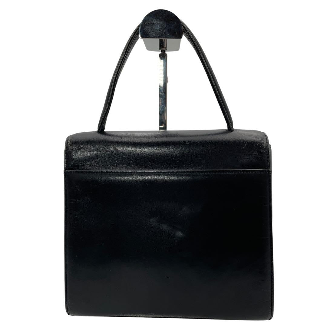 GIVENCHY Hand Bag Tote Purse 4G Leather Black Authentic