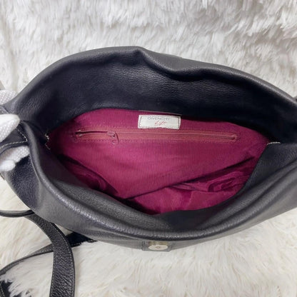 GIVENCHY Shoulder Bag Purse Leather Black Authentic