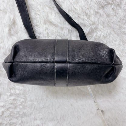 GIVENCHY Shoulder Bag Purse Leather Black Authentic