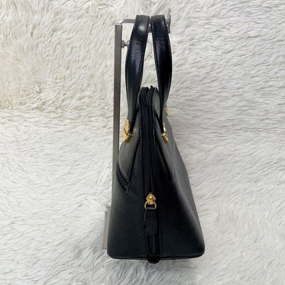 GIVENCHY Hand Bag Tote Purse Leather Black Authentic