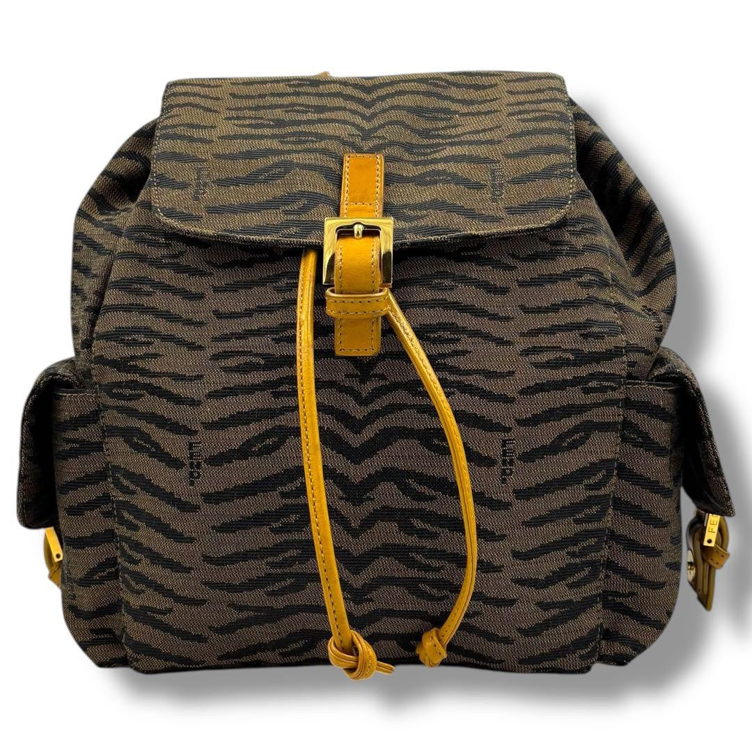 FENDI Backpack Zebra Multicolor Authentic