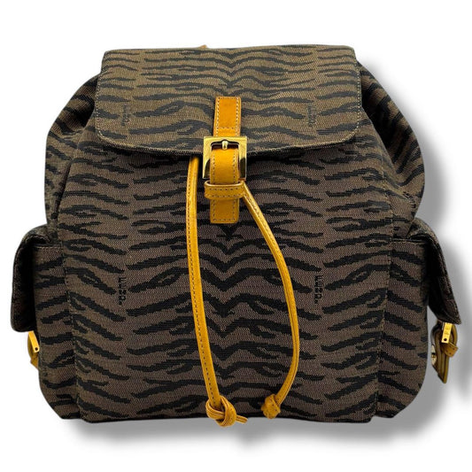 FENDI Backpack Zebra Multicolor Authentic