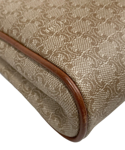 CELINE Clutch Bag Second Bag Macadam Brown Authentic